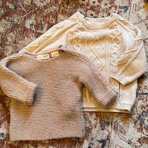 Lot of 2 sweaters 9/12mo Zara/H&M
